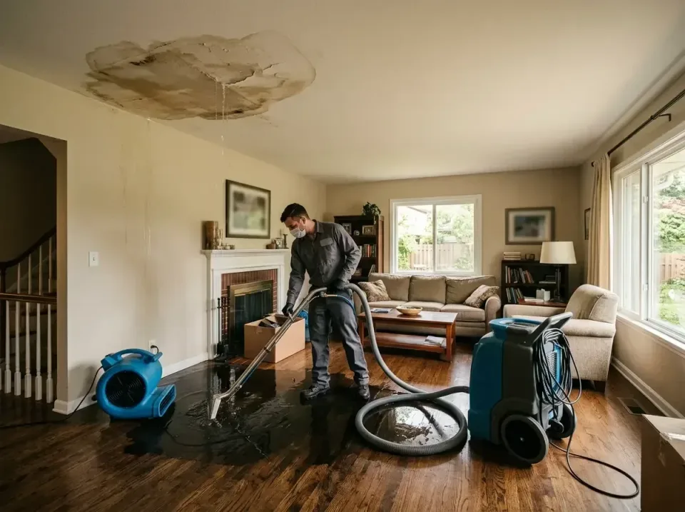 attic-pipe-burst-ceiling-drip-008 — frequently asked questions, Water Damage Restoration & Carpet Care in Midland, PA
